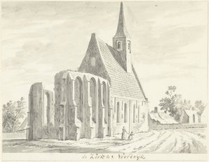 View of the White Church in Noordwijkerhout
