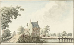 Inn the Voetangel on the Utrecht Canal by Hendrik Tavenier