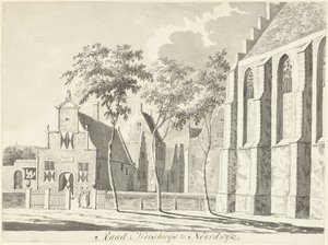 Town Hall and Orphanage in Noordwijk by Hendrik Tavenier