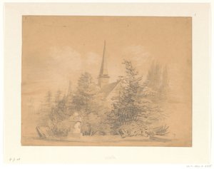 Small Church Among Trees