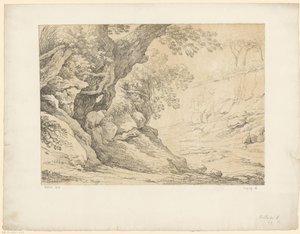 Overgrown Rocks Tentamina Lithographica (series title) Italian Landscapes (series title)
