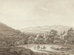 View of Tivoli near the Villa of Cassius by Hendrik Voogd