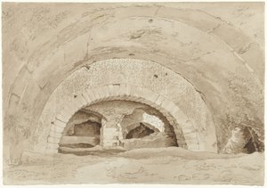 So-called Stables of Maecenas at Tivoli by Hendrik Voogd