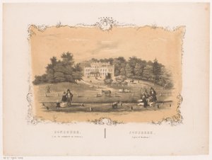View of the Sonsbeek estate (Arnhem) by Hendrik Wilhelmus Last (attributed to)