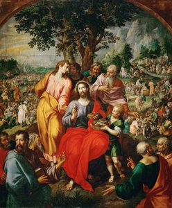 The Miracle of the Five Loaves and Two Fishes by Hendrik de Clerck