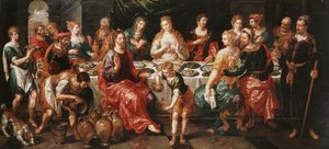 The Marriage at Cana by Hendrick de Clerck