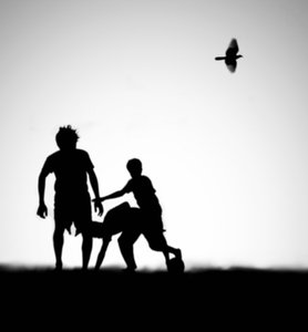 Playful Sky Silhouettes