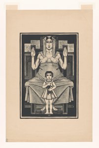 Symbolic Representation: Motherhood by Henk Schilling (signed by artist)
