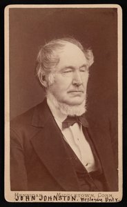 Portrait of John Johnston 1806-1879 by Hennigar Bros