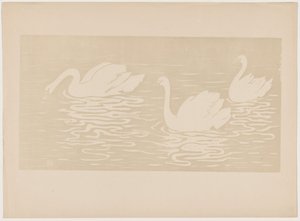 The Swans by Henri-Charles Guérard