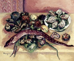 Still Life with Eel by Henri Charles Manguin