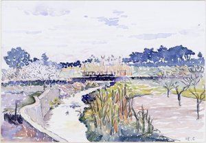 Garden Landscape by Henri-Edmond Cross