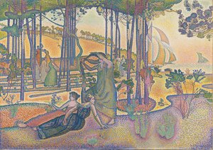 The Evening Air by Henri-Edmond Cross