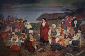 The Expulsion of the Acadians in 1755 by Henri (after) Beau