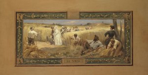 Sketch for the Marriage Hall of the 14th District Town Hall: The Wedding by Henri Adrien Tanoux