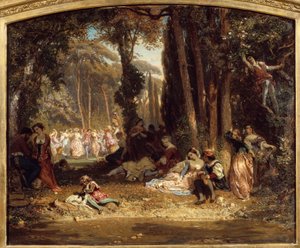 Spring Feast in Tuscany by Henri Baron