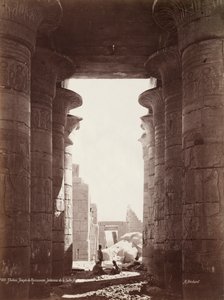 Thebes, Temple of the Ramesseum, Interior of the Hypostyle Hall