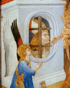 Altar of Saint Denis: Communion and Martyrdom by Henri Bellechose