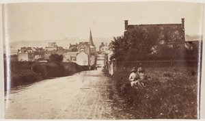 View of a Norman Town, c.1870