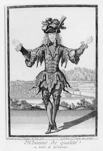 Man of quality, dressed as a dancer by Henri Bonnart