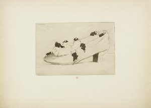The Assault of the Shoe by Henri Charles Guérard