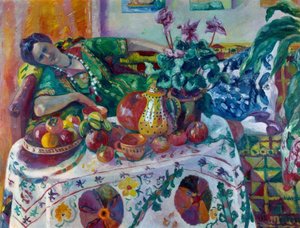 Jeanne Reclining on a Sofa, or The Little Odalisque