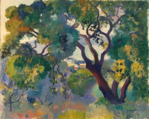 Landscape Near St. Tropez by Henri Charles Manguin