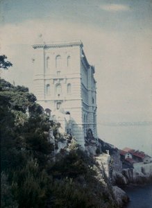 Elegant fortified building on the Gulf of Monaco