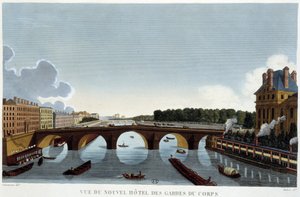 Royal bridge and new hotel of the bodyguards - Paris by Courvoisier