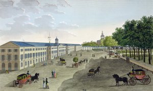 View of the New Gallery of the Museum of Natural History at Jardin des Plantes in Paris by Henri Courvoisier Voisin