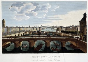 View of the Pont au Change - in 