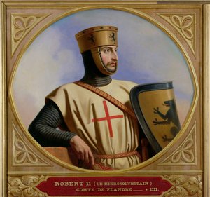 Robert II le Hierosolymitain, Count of Flanders, 1843 by Henri Decaisne
