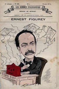 Cartoon of Ernest Figurey from 