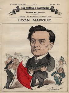 Cartoon of Guillaume Leon Margue - from 