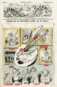 Illustration of Henri Demare for the Cover of La Nouvelle Lune by Henri Demare
