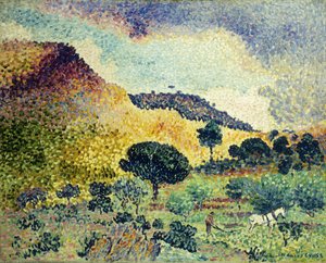 La Chaine des Maures, June, 1906-April 1907 by Henri Edmond Cross