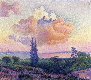 Pink Clouds by Henri Edmond Cross