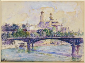 The Seine in Front of the Trocadero by Henri Edmond Cross