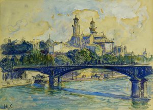The Seine in front of the Trocadero