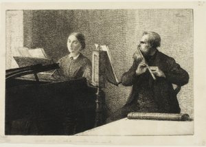 A Piece by Schumann by Henri Fantin-Latour