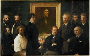 Homage to Delacroix by Henri Fantin-Latour