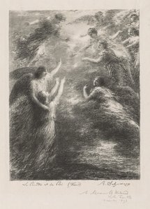 Paradise and the Peri by Henri Fantin Latour