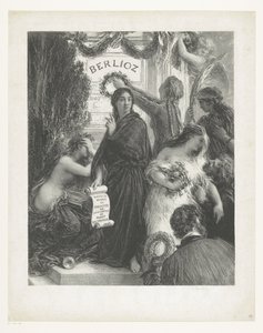 Poster Music Hector Berlioz by Ignace Henri Jean Fantin Latour