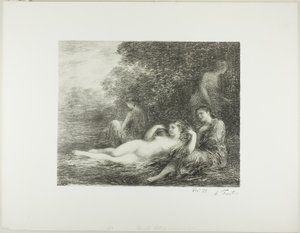Bathing Women, fourth large plate by Ignace Henri Jean Fantin Latour