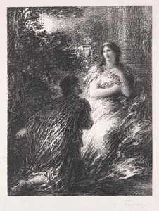 Duo of the Trojans by Ignace Henri Jean Fantin Latour