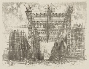 English War Work: The Gantry (A Merchant Shipyard)