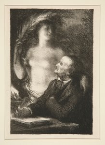 The Muse by Ignace Henri Jean Fantin Latour