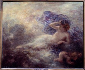 La nuit by Ignace Henri Jean Fantin Latour