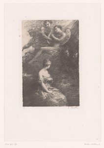 Marguerite Appears to Faust and Mephisto from Heaven by Ignace Henri Jean Fantin Latour