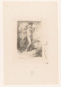 Nere with Flowing Veil by Ignace Henri Jean Fantin Latour
